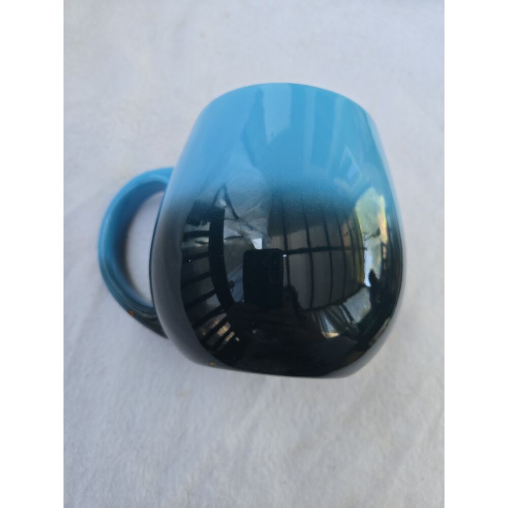 DUNKIN DONUTS WAKE UP Drink DUNKIN Be Awesome Blue Coffee Mug 20 oz - Picture 3 of 4